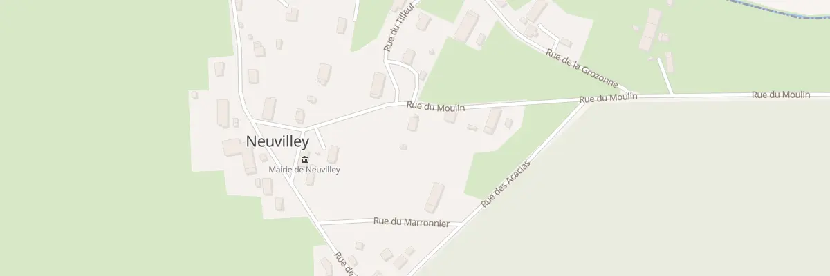 Plan du 8 Rue du Moulin à Neuvilley