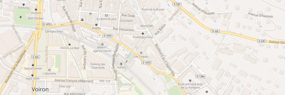 Plan du 7 Rue Soffrey-Calignon à Voiron