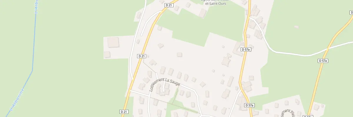 Plan du 295 Rue de la Gare à Champdor-Corcelles