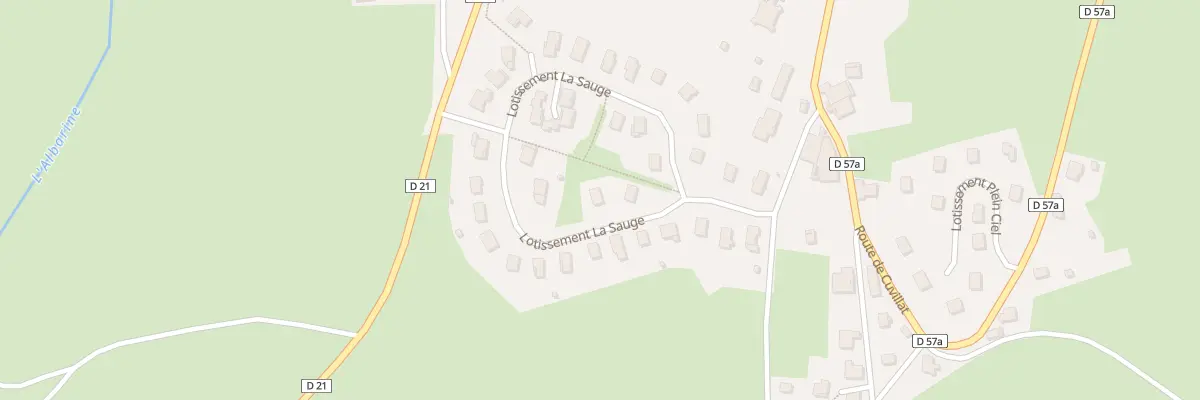 Plan du 465 Lot La Sauge à Champdor-Corcelles