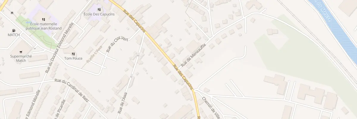 Plan du 85 Rue des Capucins à Commercy