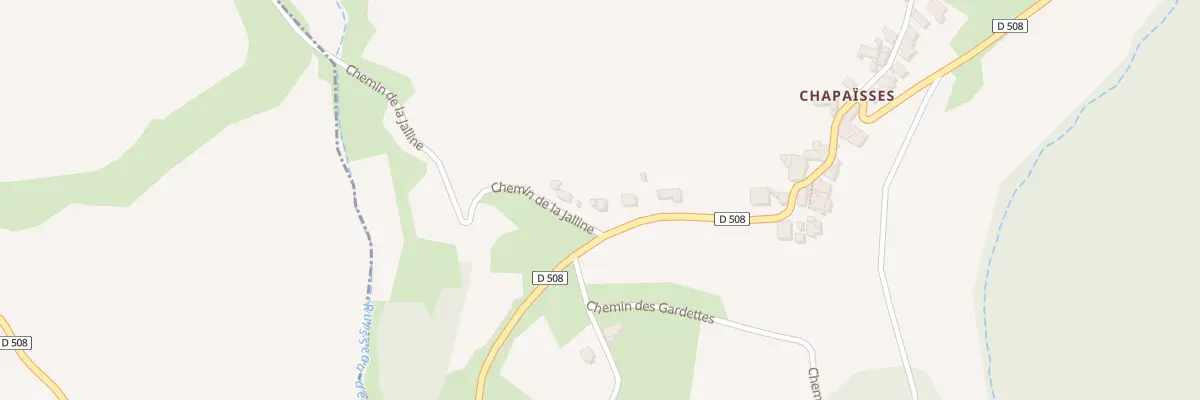 Plan du 8 Che de la Jalline à Montjay