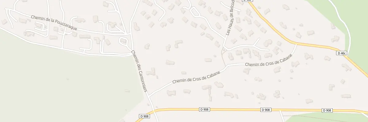 Plan du 5127 Cros de Cabane à Belcodène