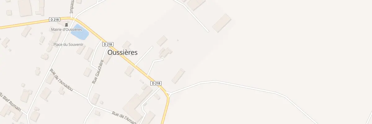 Plan du 11 Rue de l’Eteinche à Oussières