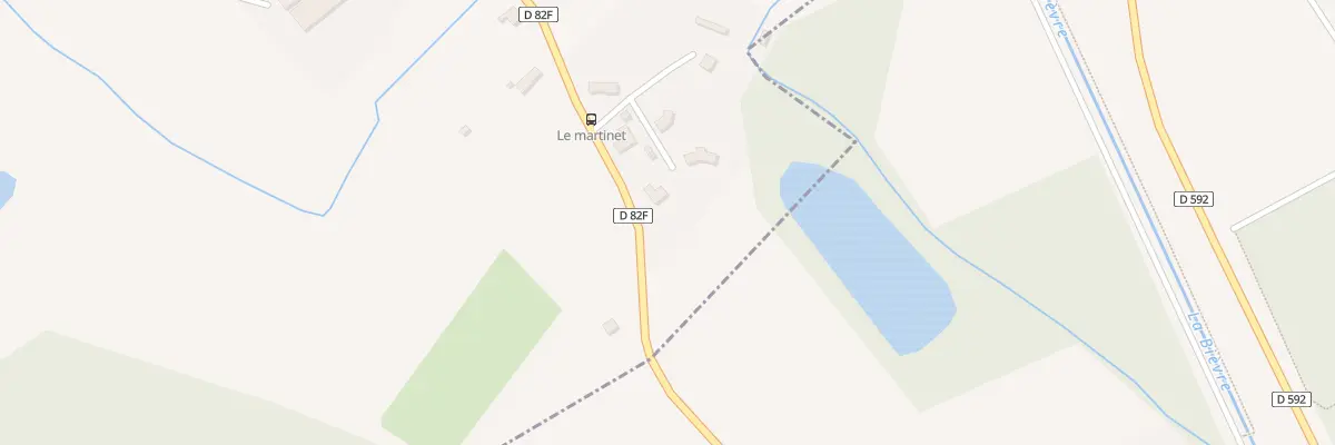Plan du 34B Che du Martinet à Granieu