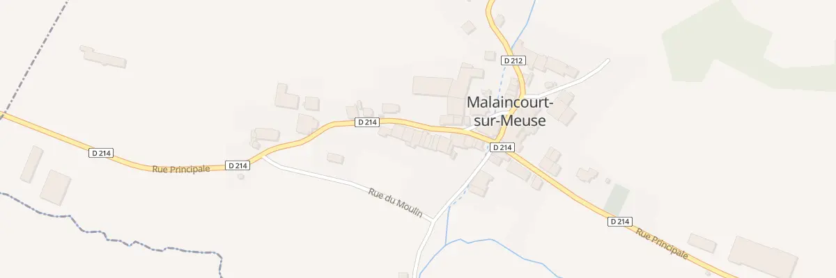Plan du 8 Rue Principale à Malaincourt-sur-Meuse
