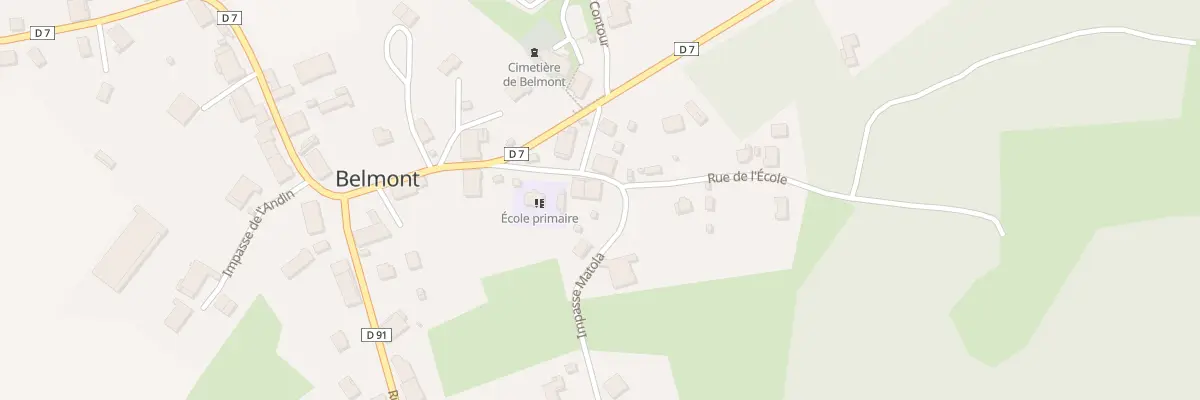 Plan du 6 Rue de l’Ecole à Belmont