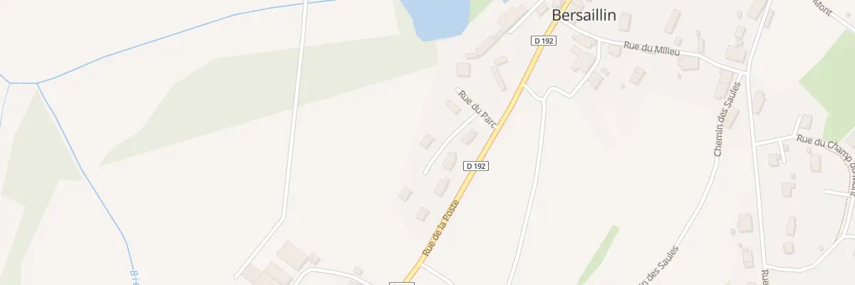Plan du 4 Rue du Parc à Bersaillin