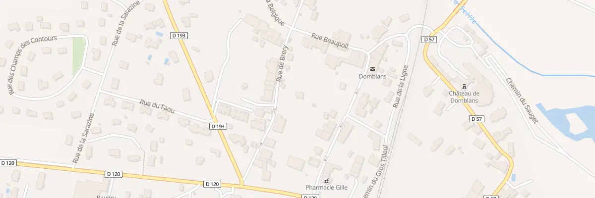 Plan du 166 Rue de Bréry à Domblans