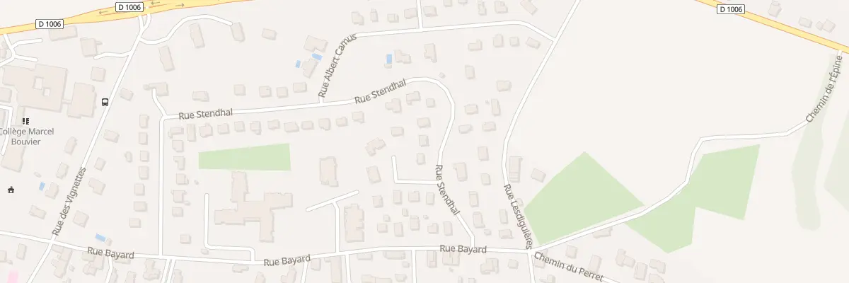 Plan du 562 Rue Stendhal aux Abrets en Dauphiné