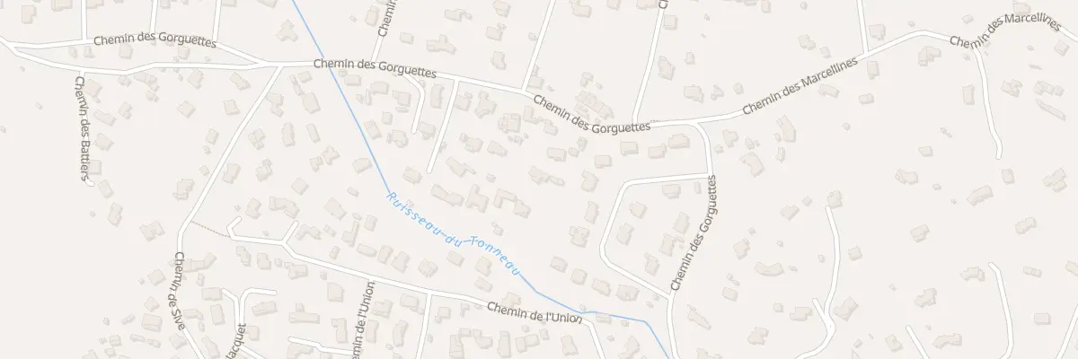 Plan du 5160 Les Gorguettes à La Bouilladisse