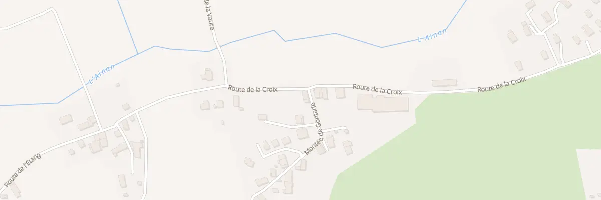 Plan du 112 Rte de la Croix à Massieu