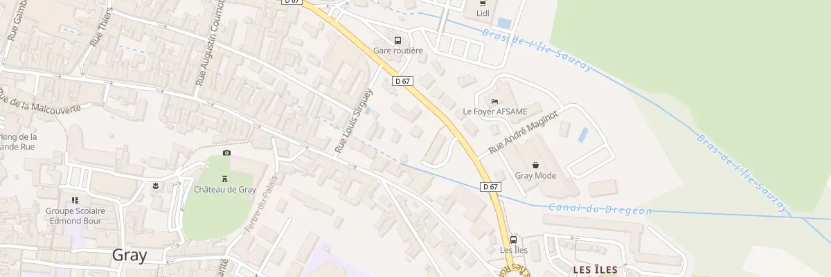 Plan du 4B Av de Verdun à Gray
