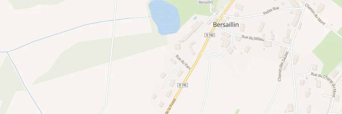 Plan du 2 Rue du Parc à Bersaillin