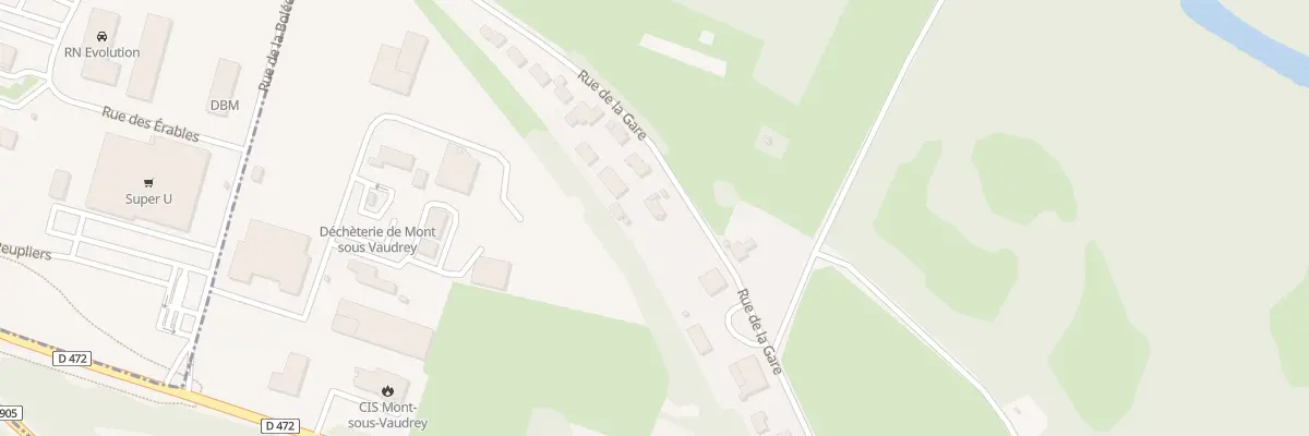 Plan du 15 Rue de la Gare à Mont-sous-Vaudrey