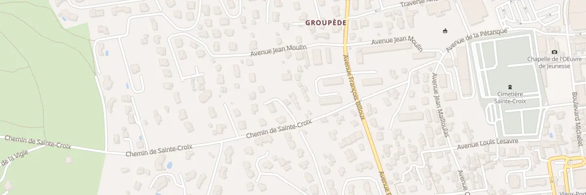 Plan du 9043 Che de Sainte-Croix à La Ciotat