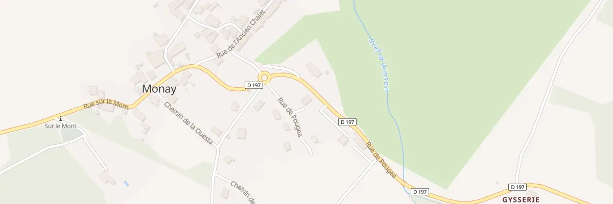 Plan du 5211 Rue de Pougea à Monay