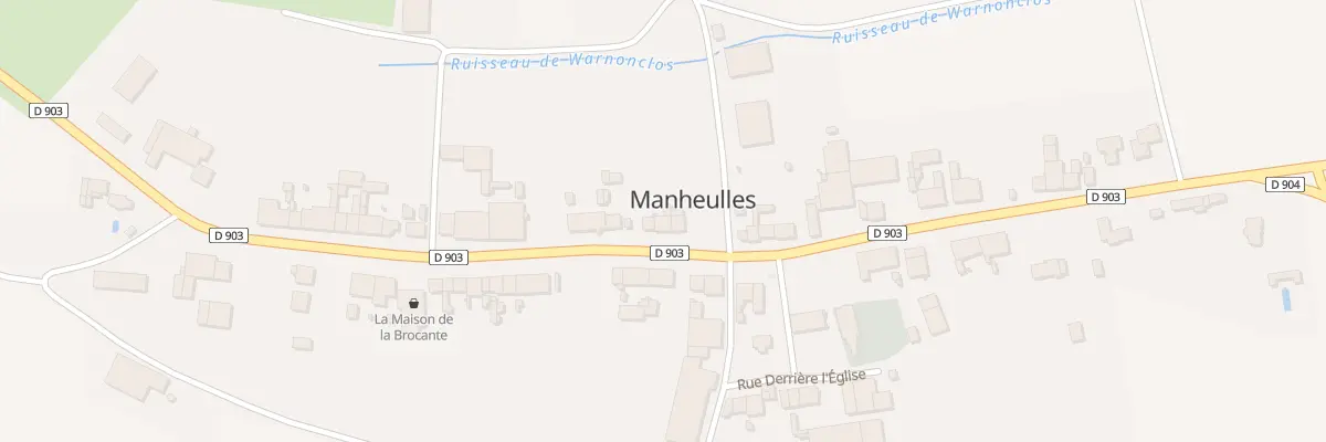 Plan du 25 Rue du General Margueritte à Manheulles