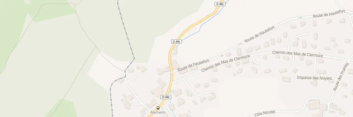 Plan du 11 Rte de Hautefort à Saint-Nicolas-de-Macherin