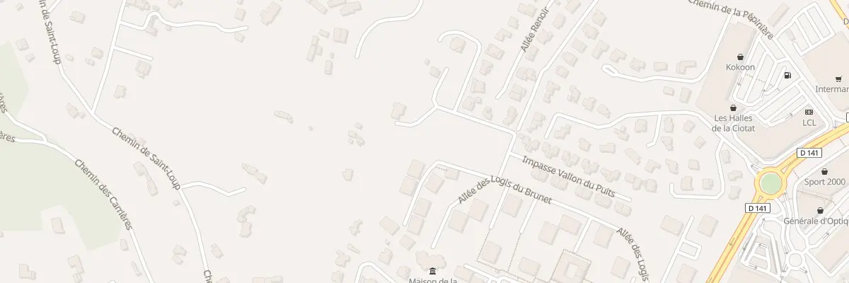 Plan du 33 Imp Vallon du Puits à La Ciotat