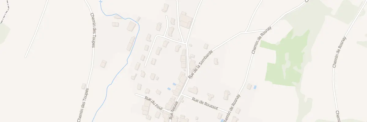 Plan du 204 Rue Neuve à Lavigny