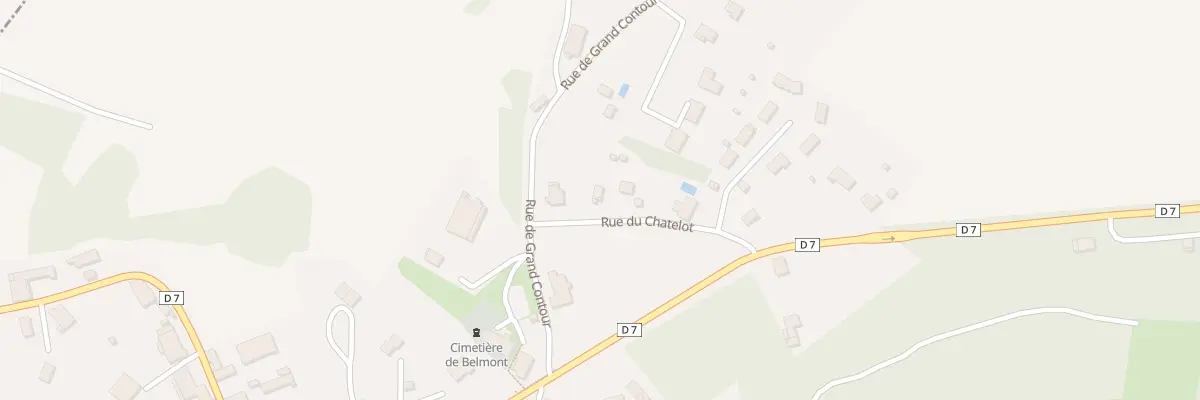 Plan du 10 Rue du Chatelot à Belmont