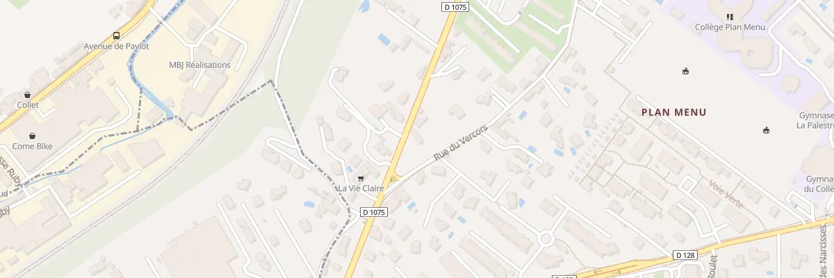 Plan du 830 Rue du Vercors à Coublevie