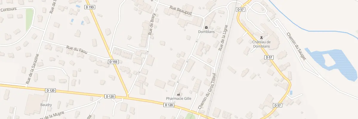Plan du 119 Rue Désiré Monnier à Domblans