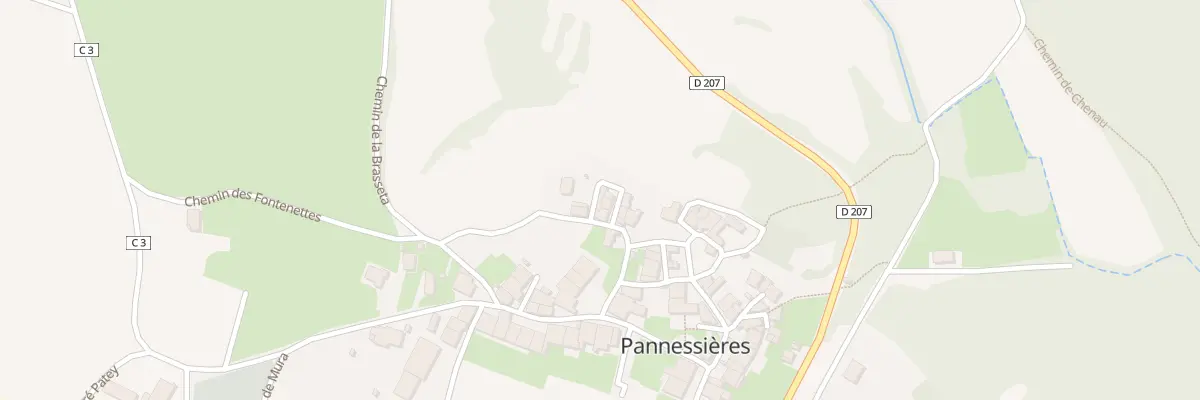 Plan du 7 Che des Badoulières à Pannessières