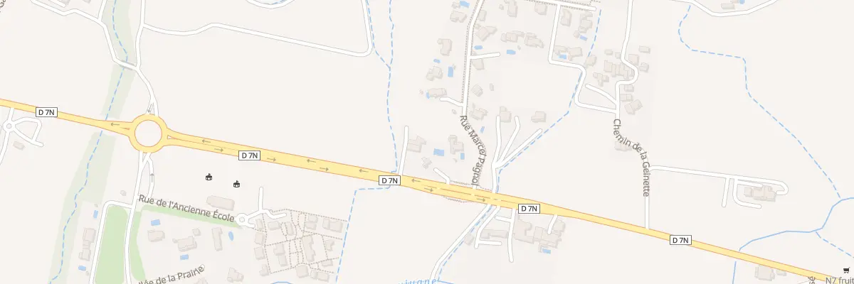 Plan du 5123 Gorgue Madame à Châteauneuf-le-Rouge