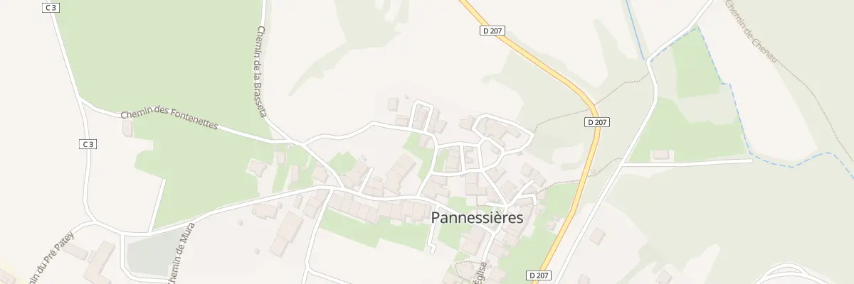 Plan du 5041 Au Village à Pannessières