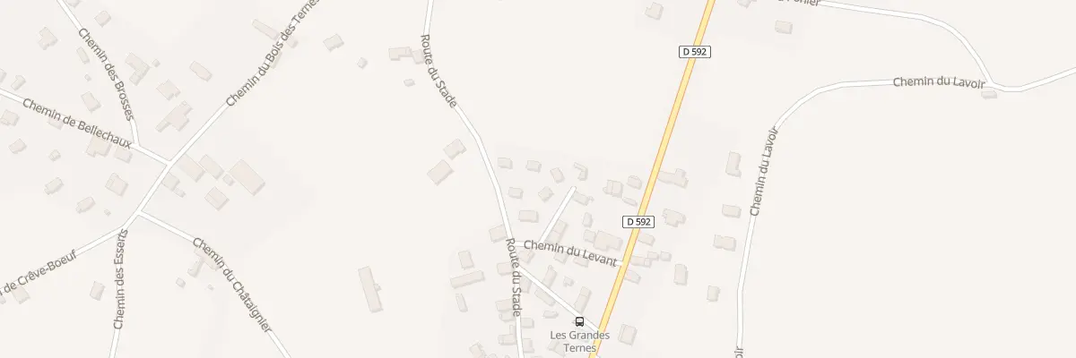 Plan du 1291 Rte du Stade à Chimilin