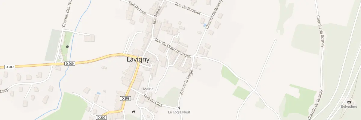 Plan du 152 Rue du Tonnelier à Lavigny