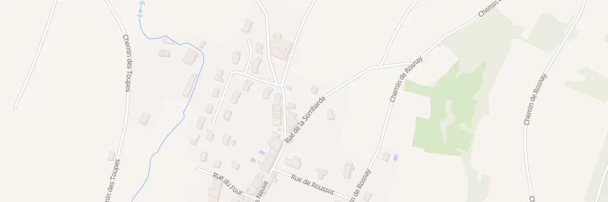 Plan du 220 Rue Neuve à Lavigny