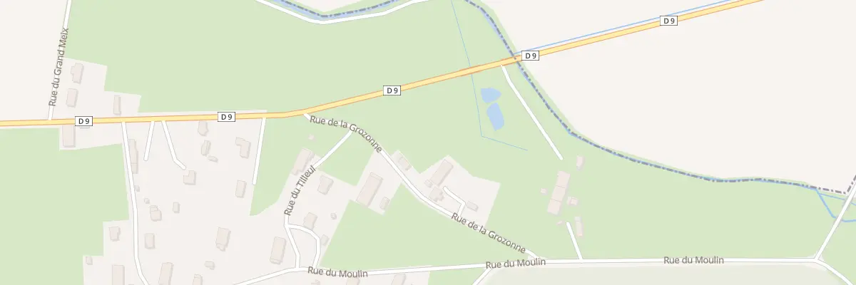 Plan du 11 Rue de la Grozonne à Neuvilley