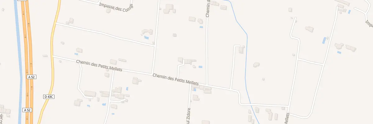 Plan du 55 Che des Grands Mellets à Aubagne
