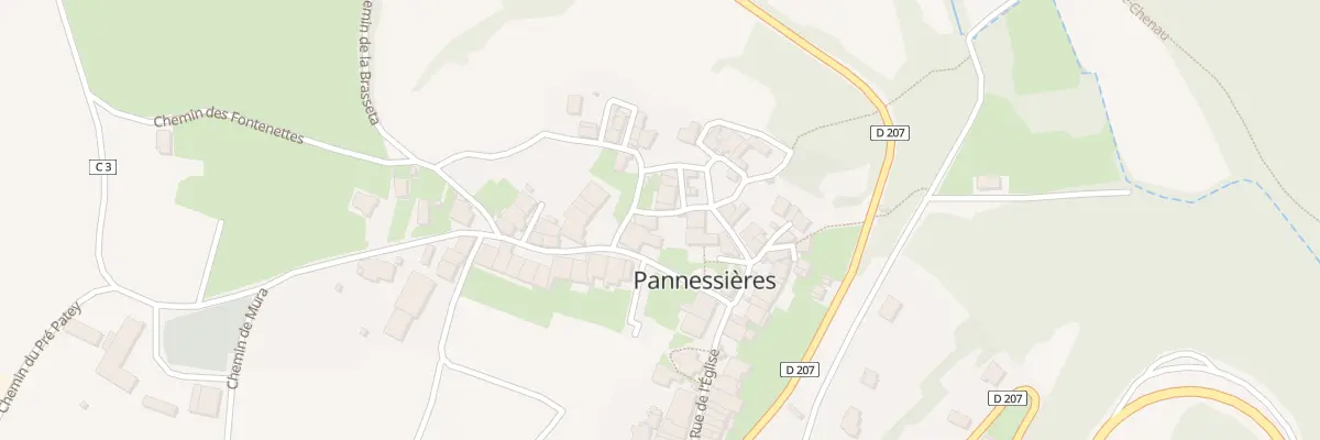 Plan du 1 Rle des Magnins à Pannessières