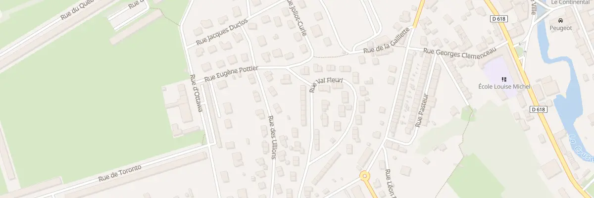 Plan du 16 Rue Val Fleuri à Longuyon