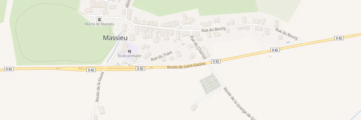 Plan du 63 Rue du Tram à Massieu