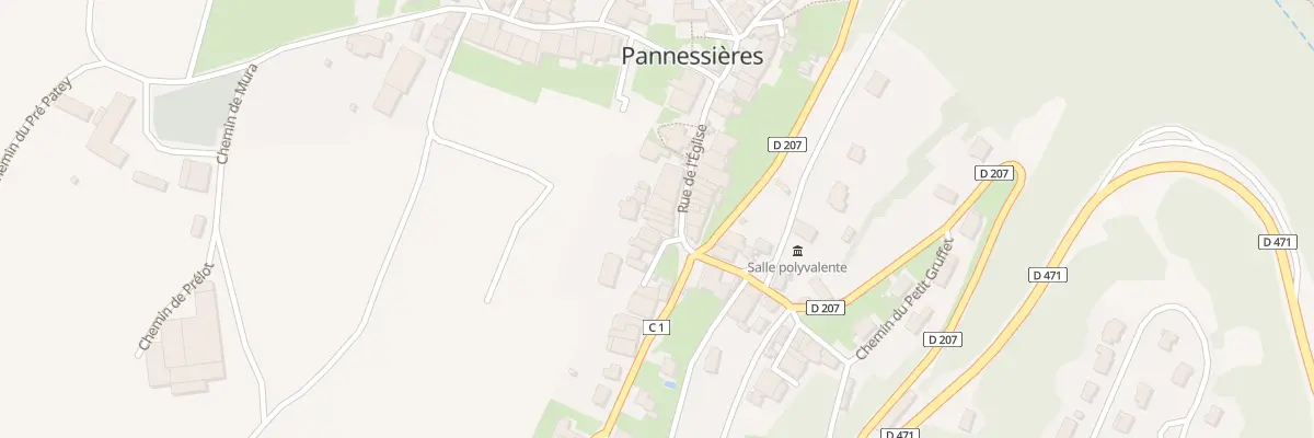 Plan du 3 Rue de l’Eglise à Pannessières