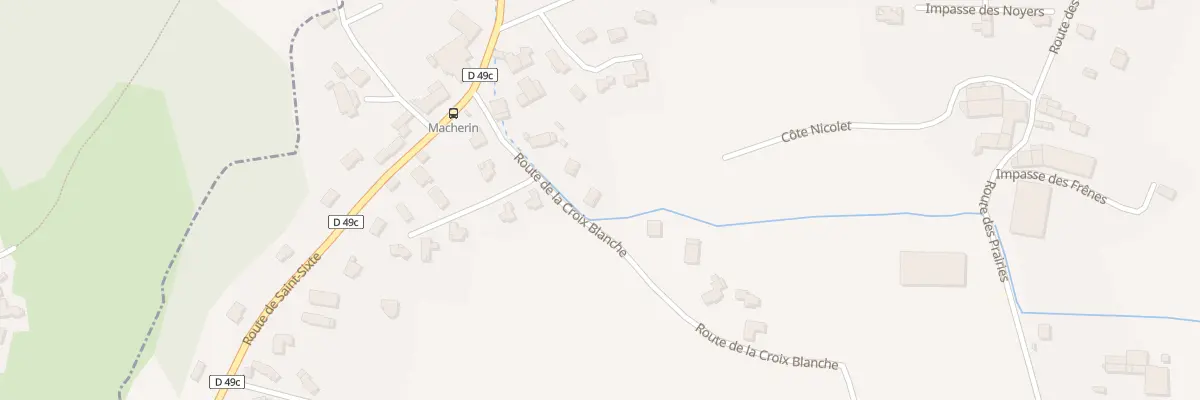 Plan du 350 Rte de la Croix Blanche à Saint-Nicolas-de-Macherin