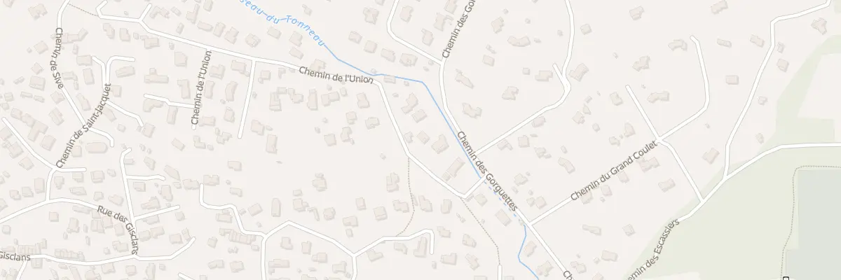 Plan du 5190 Les Gorguettes à La Bouilladisse