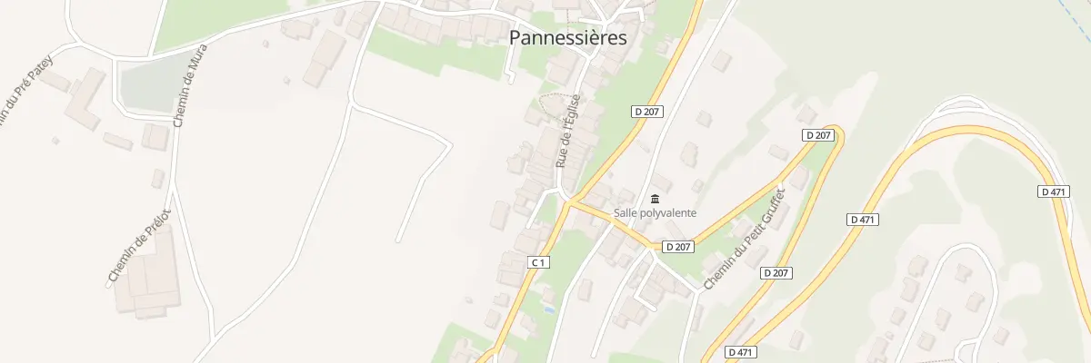 Plan du 1 Rue de l’Eglise à Pannessières