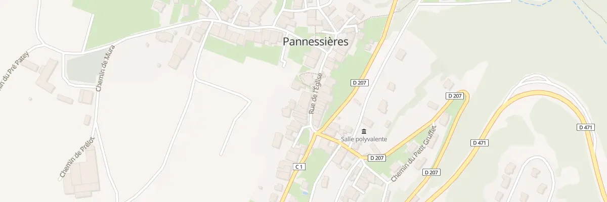 Plan du 9 Rue de l’Eglise à Pannessières