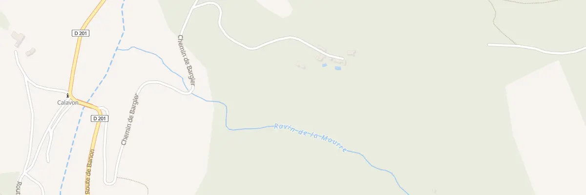 Plan du 582 Che de Bargier à Oppedette
