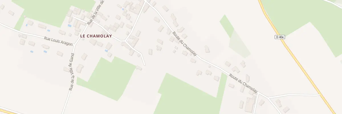 Plan du 688 Rte du Chamolay aux Avenières Veyrins-Thuellin
