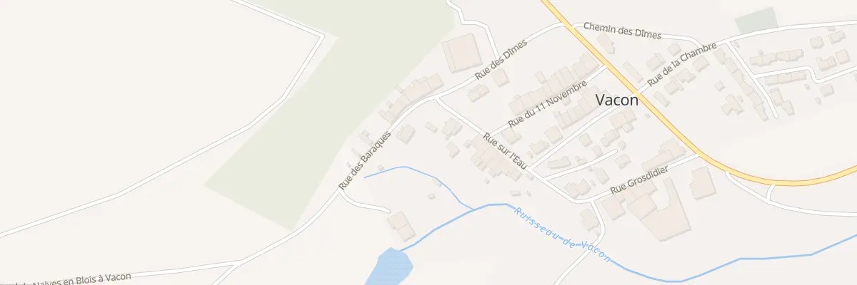 Plan du 19 Rue sur l’Eau à Void-Vacon