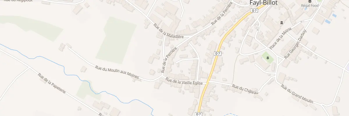 Plan du 35 Rue de la Perriere à Fayl-Billot