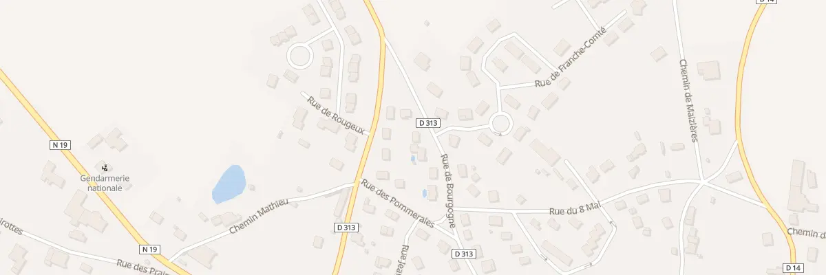 Plan du 7 Rue de Bourgogne à Fayl-Billot