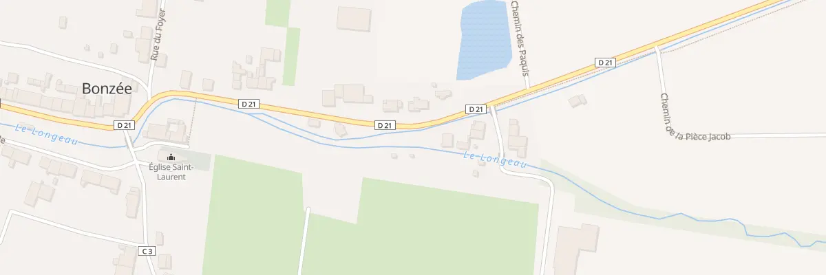 Plan du 4 Rue du Moulin aux Champs à Bonzée
